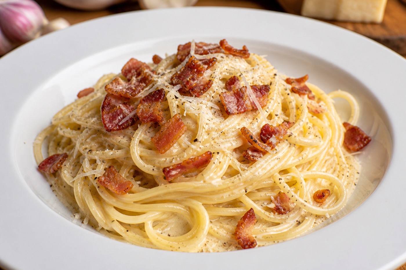 Please don’t shoot me carbonara