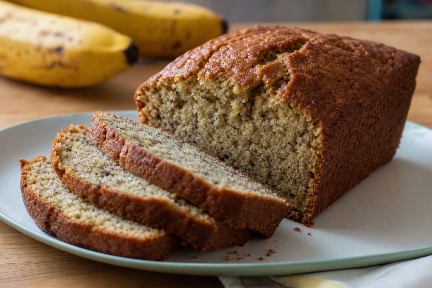 Simpele bananencake